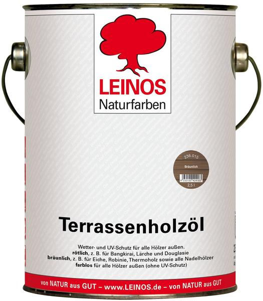 Leinos Terrassenöl bräunlich 2,5 l (236-015-2,5)