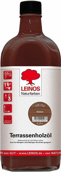 Leinos Terrassenöl rötlich 0,25 l (236-052-0,25)
