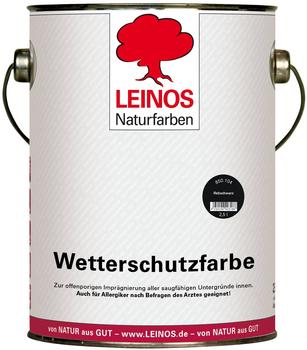 Leinos Wetterschutzfarbe 2,5 l Rebschwarz 850-014