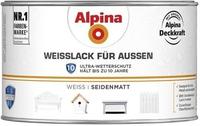 Wei&szlig;lack, F&uuml;r Au&szlig;en, Seidenmatt, 300ml - Alpina