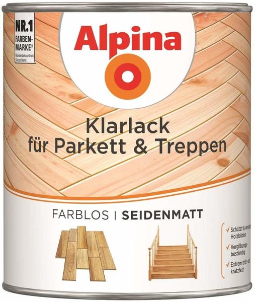 Alpina Farben Klarlack für Parkett & Treppen 2 l seidenmatt