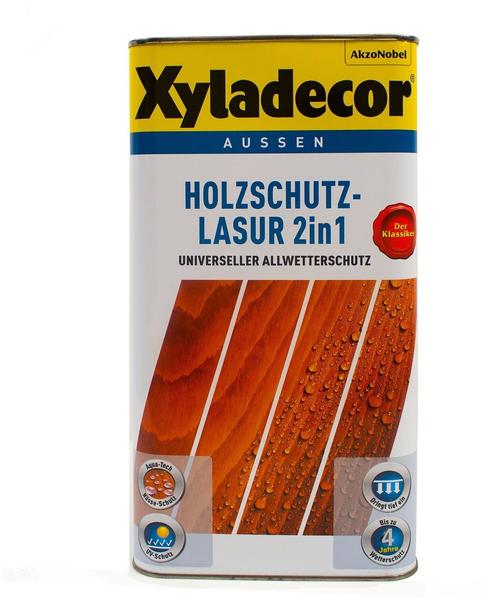 Xyladecor Holzschutzlasur 2in1 2,5 l Grau