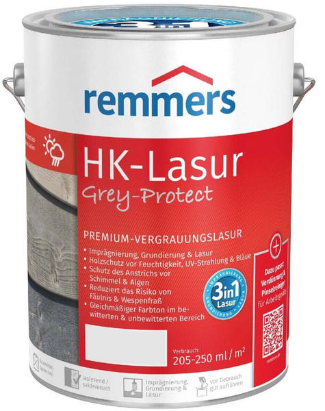 Remmers HK-Lasur Grey-Protect 5 l Wassergrau