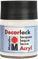 Marabu 11300 005 070, Marabu Acrylfarbe Decorlack 1130 05 070, wei&szlig;, 50ml 50