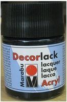 MARABU 113005073, Marabu 113005073 Marabu Decorlack Acryl Schwarz 073, 50 ml,