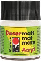 MARABU 140105070, Marabu 140105070 Marabu Decormatt Acryl Wei&szlig; 070, 50 ml,