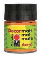 Marabu 14010 005 013, Marabu Acrylfarbe Decormatt 14010 005 013, orange, 50ml 50