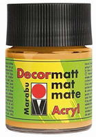 Marabu 14010 005 784, Marabu Decormatt Acryl - Metallic-Gold 784 50 Milliliter,