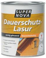 SUPER NOVA 20006570230143 Dauerschutz-Lasur, nu&aacute;baum, 2,5 Liter