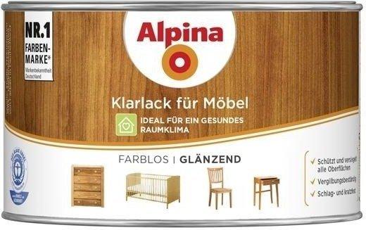 Alpina Farben Klarlack für Möbel 300 ml glänzend