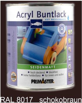 PRIMASTER Acryl Buntlack schokobraun seidenmatt 750 ml