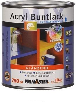 PRIMASTER Acryl Buntlack cremeweiss glänzend 750 ml