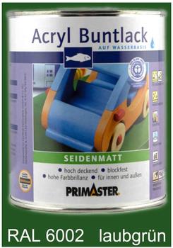 PRIMASTER Acryl Buntlack laubgrün seidenmatt 750 ml