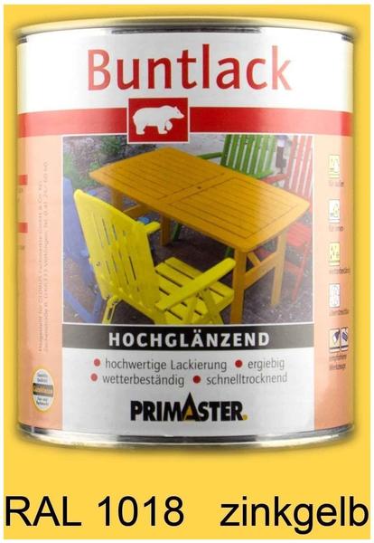 PRIMASTER Buntlack zinkgelb hochglänzend 750 ml