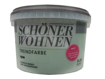 Schöner Wohnen Trendfarbe Spa 2,5 l Matt Grau (355048)
