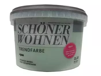 Sch&ouml;ner Wohnen Trendfarbe Spa 2,5 l Matt Grau (355048)