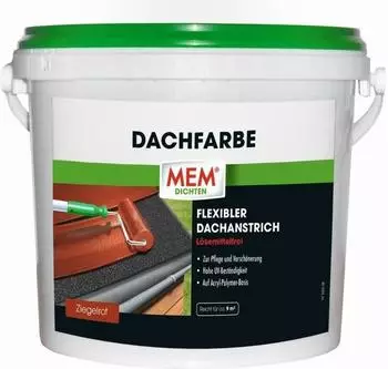 MEM Dach- und Sockelfarbe Ziegelrot 5 kg