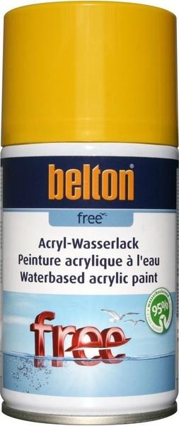 belton Free Acryl-Wasserlack Rapsgelb hochglänzend 250 ml