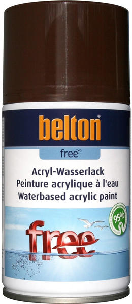 belton Free Acryl-Wasserlack Schokobraun hochglänzend 250 ml