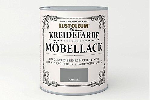 RUST-OLEUM Möbellack Kreidefarbe Anthrazit Matt 750 ml