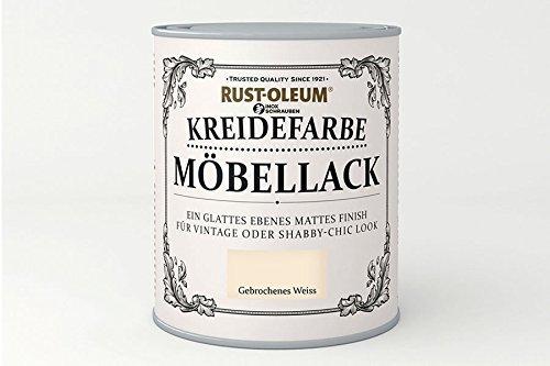 RUST-OLEUM Möbellack Kreidefarbe Gebrochenes Weiss Matt 750 ml