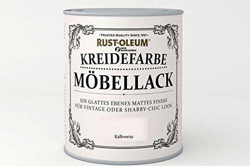 RUST-OLEUM Möbellack Kreidefarbe Kalkweiss Matt 750 ml