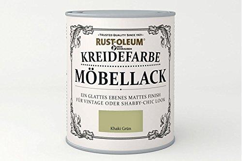 RUST-OLEUM Möbellack Kreidefarbe Khaki Grün Matt 750 ml