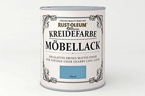 RUST-OLEUM Möbellack Kreidefarbe Petrol Matt 750 ml