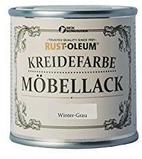 RUST-OLEUM Möbellack Kreidefarbe Wintergrau Matt 125 ml