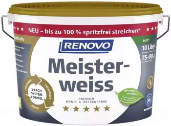 Renovo Innenfarbe Meisterweiss matt