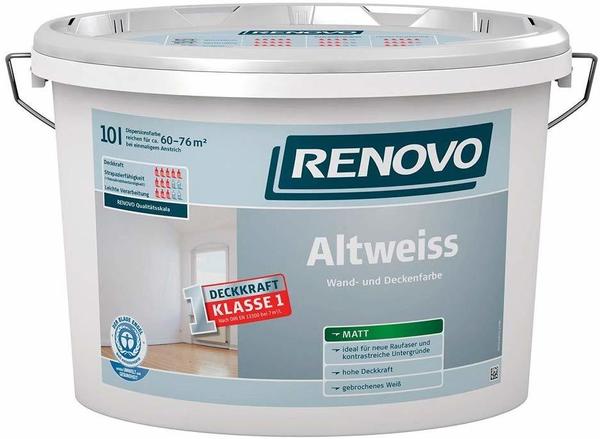 Renovo Innenfarbe Altweiss matt 10 l weiß