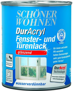 Schöner Wohnen DurAcryl Fenster- und Türenlack glänzend 750 ml