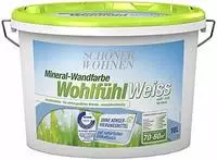 SCH&Ouml;NER WOHNEN FARBE Wandfarbe Wohlf&uuml;hlWeiss 10 l, wei&szlig;
