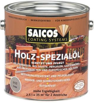 Saicos Holzspezialöl 2,5 l grau