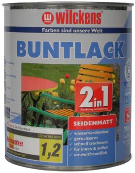Wilckens Buntlack 2in1 Nußbraun seidenmatt 0,375 l
