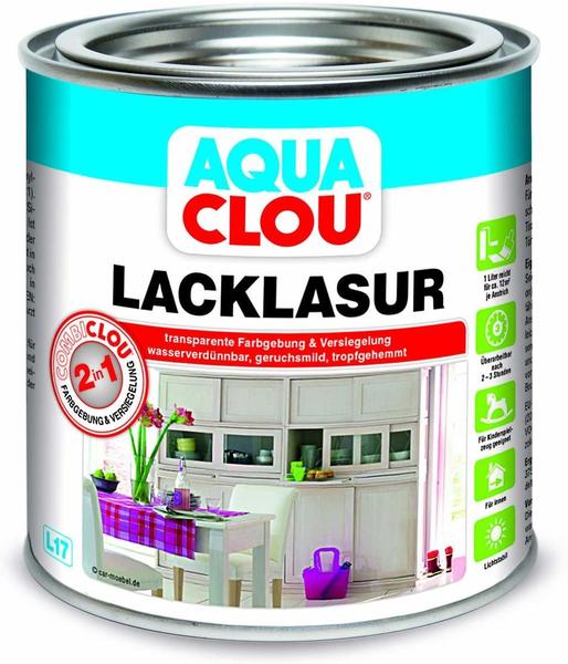 CLOU AQUA COMBI Lack-Lasur 375 ml farblos