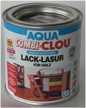 Clou CLOU AQUA COMBI Lack-Lasur 375 ml schwarz