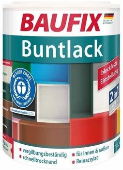 Baufix Buntlack seidenmatt 1 l cremeweiß