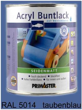 PRIMASTER Acryl Buntlack taubenblau seidenmatt 375 ml