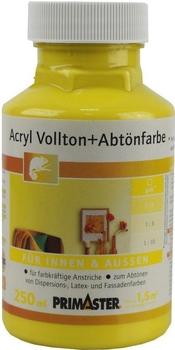PRIMASTER Vollton + Abtönfarbe gelb matt 250 ml
