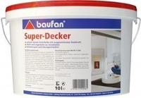 baufan Super-Decker 10 Liter Wei&szlig;e Wandfarbe | Deckkraftklasse 1 | Stumpfmatt 