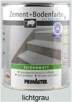 PRIMASTER Zement + Bodenfarbe lichtgrau seidenmatt 5 l