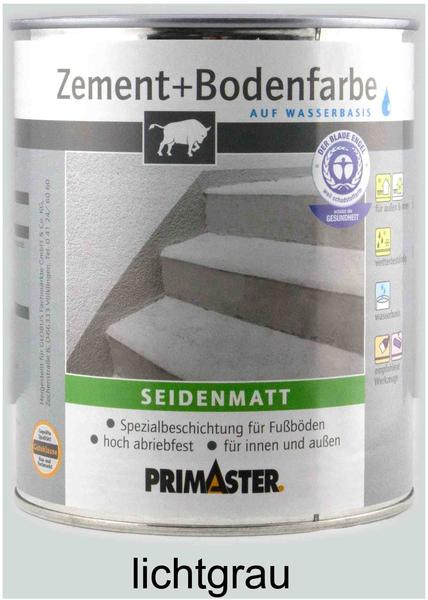PRIMASTER Zement + Bodenfarbe lichtgrau seidenmatt 5 l