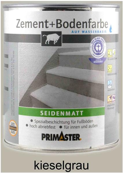 PRIMASTER Zement + Bodenfarbe kieselgrau seidenmatt 5 l