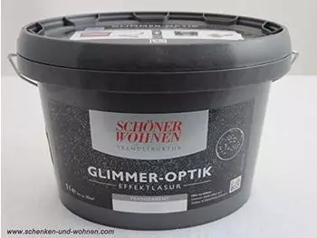 Sch&ouml;ner Wohnen Glimmer-Optik Effektlasur 1 l Granat