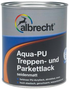 Albrecht AZ Aqua-PU Treppen- und Parkettlack 750 ml seidenmatt