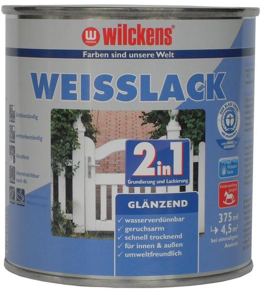Wilckens Weißlack 2in1 glänzend 375 ml