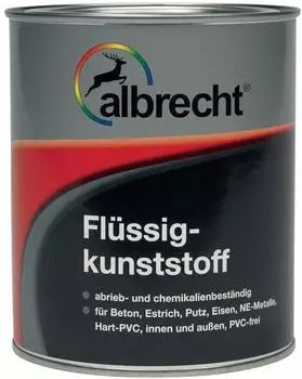 Lackfabrik Albrecht Fl&uuml;ssig-Kunststoff 2,5 l grau