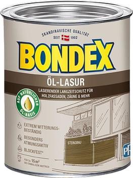 Bondex Öl-Lasur Steingrau 0,75 l (391321)