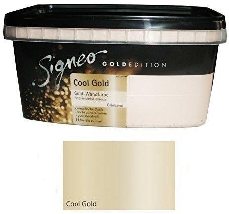 SIGNEO Wandfarbe Gold Edition 1 l Cool Gold